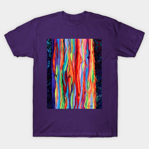 Colorful Rainbow Eucalyptus T-Shirt by KauaiArtist